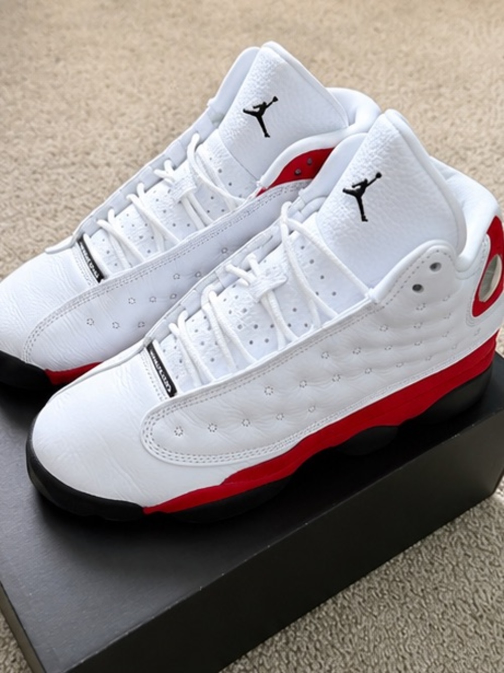 Jordan White/Red/Black Retro 13